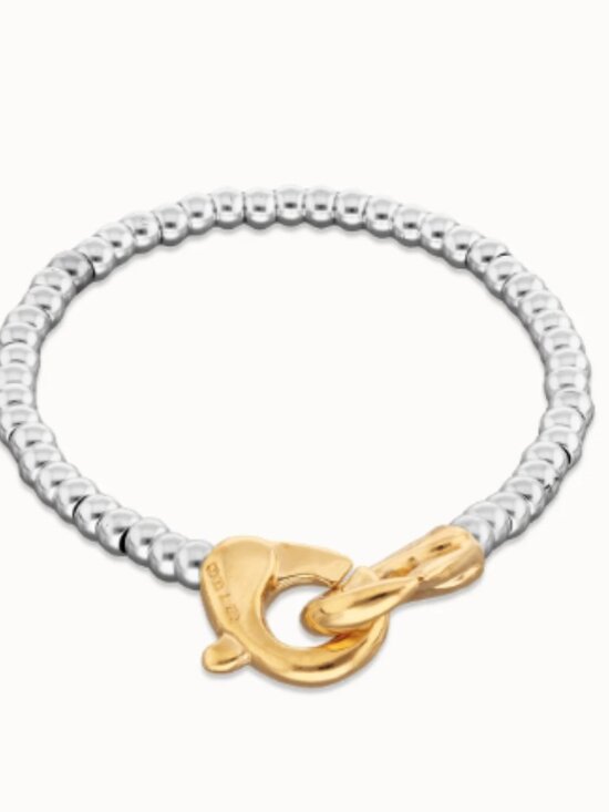UNO de 50 Jewelry - Uno de 50 Bracelet • LIBERTY • Silver/Gold plated • Size M • New model 2026